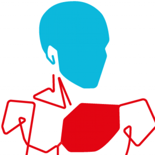 Red Heart Blue Head design