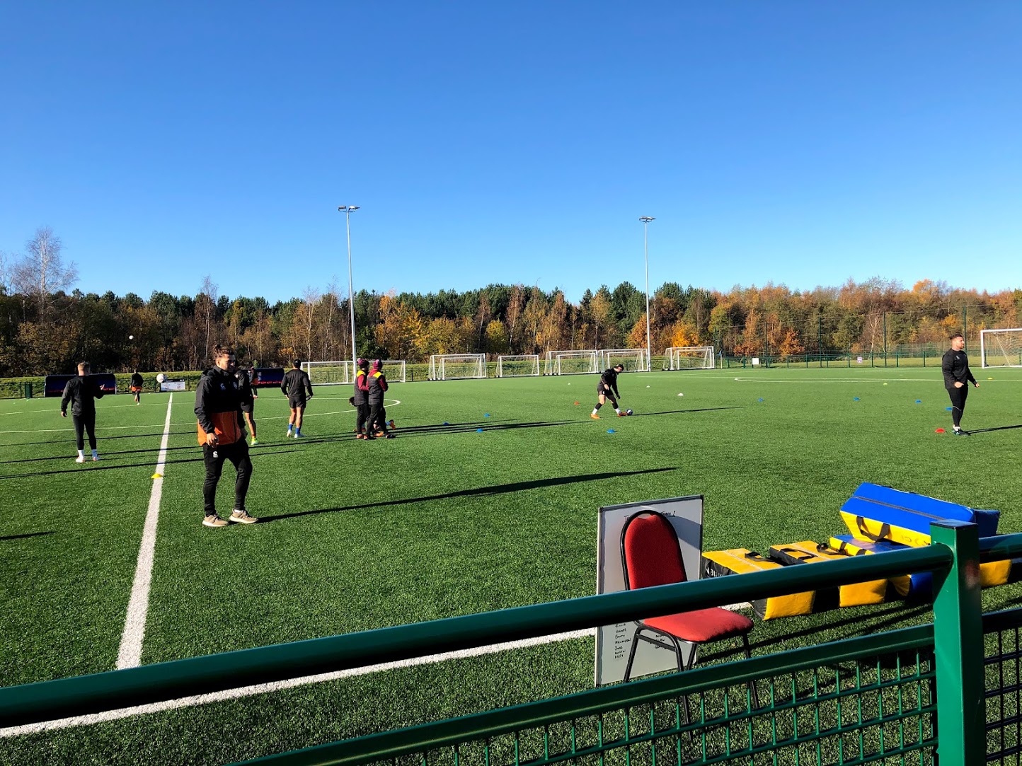 Illustration of a sports team in training Cas training Sports Teams