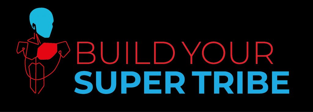 Build Your Super-tribe logo super-tribes