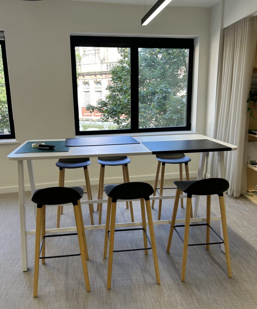 Office breakout area professionals