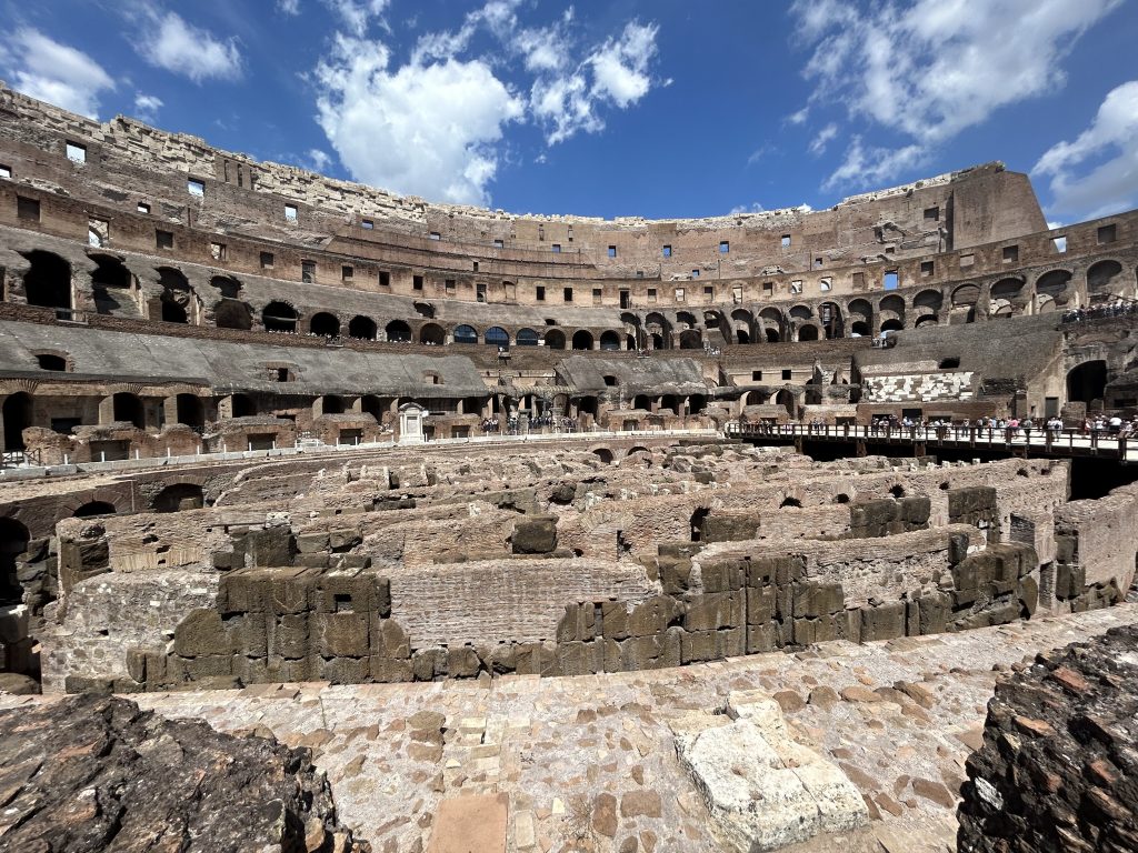 The Colosseum, Rome rivalry