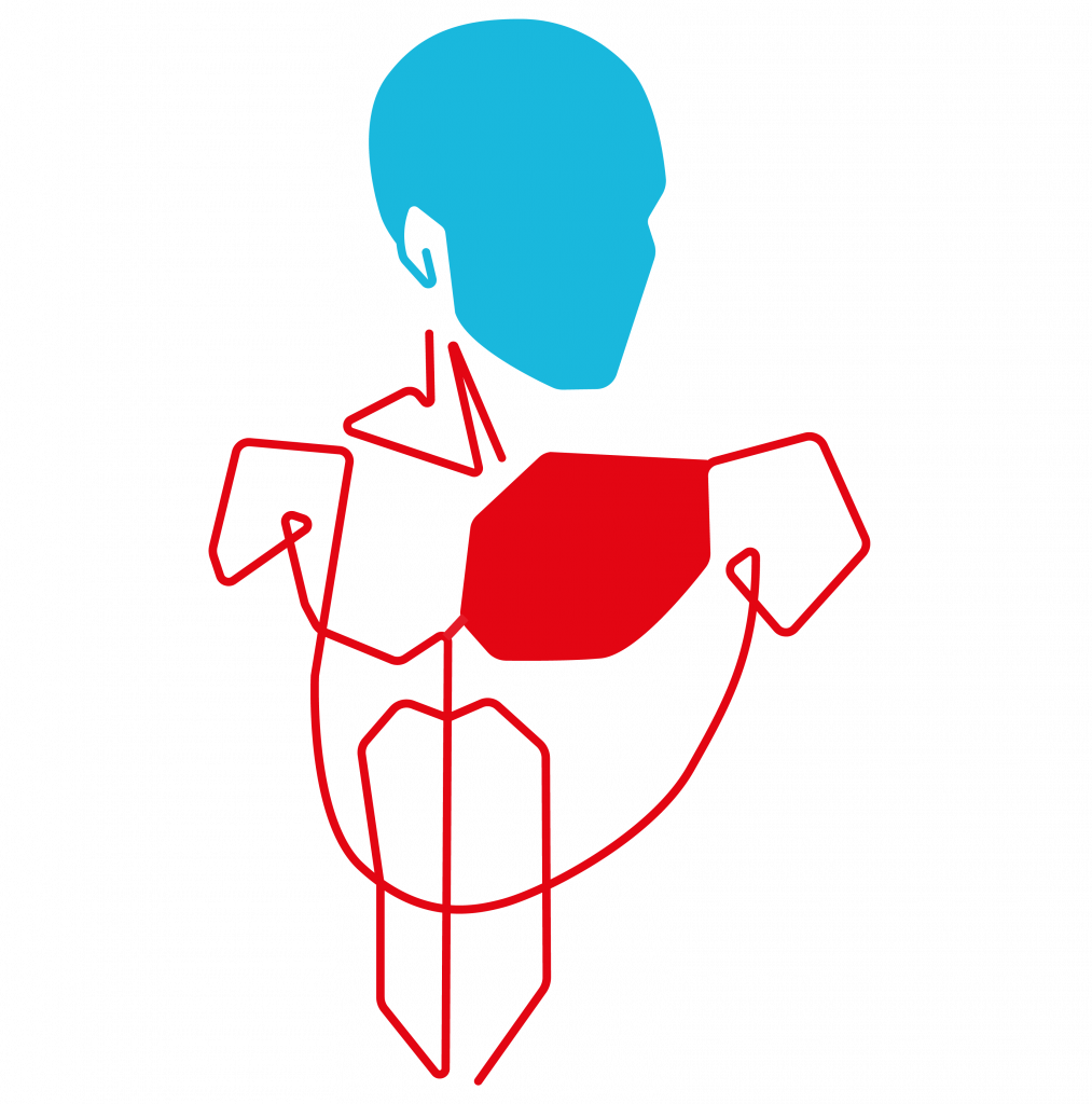 Red Heart Blue Head fans