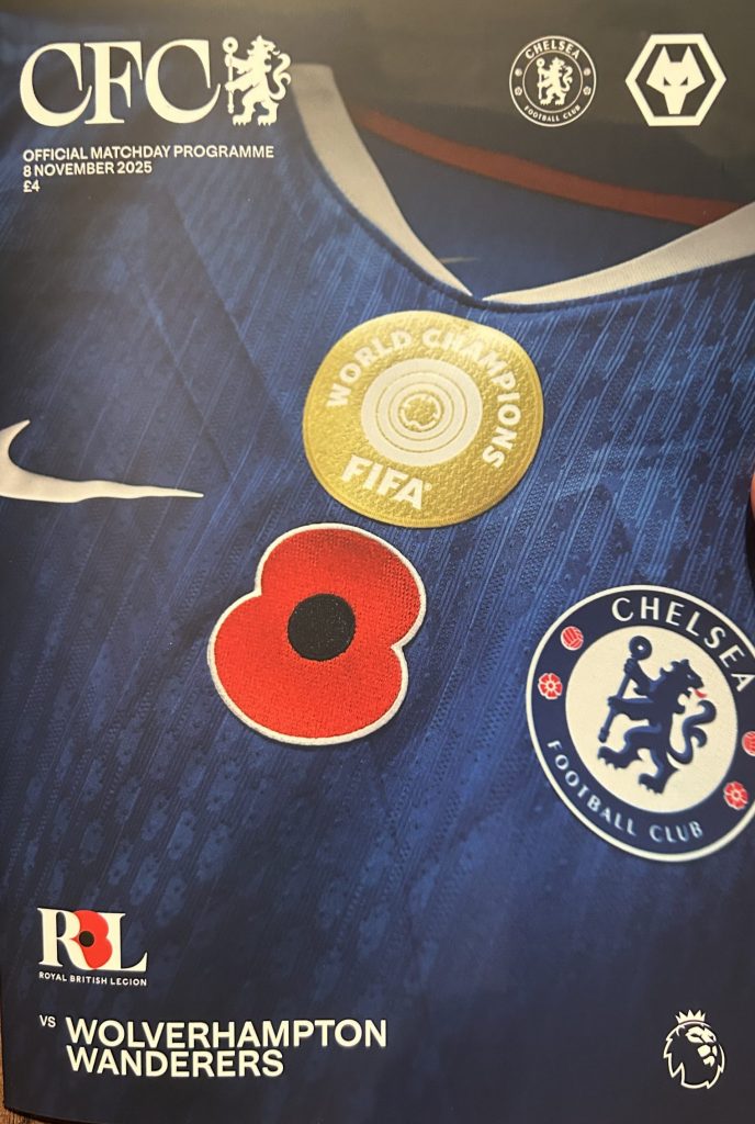 Chelsea programme for fans