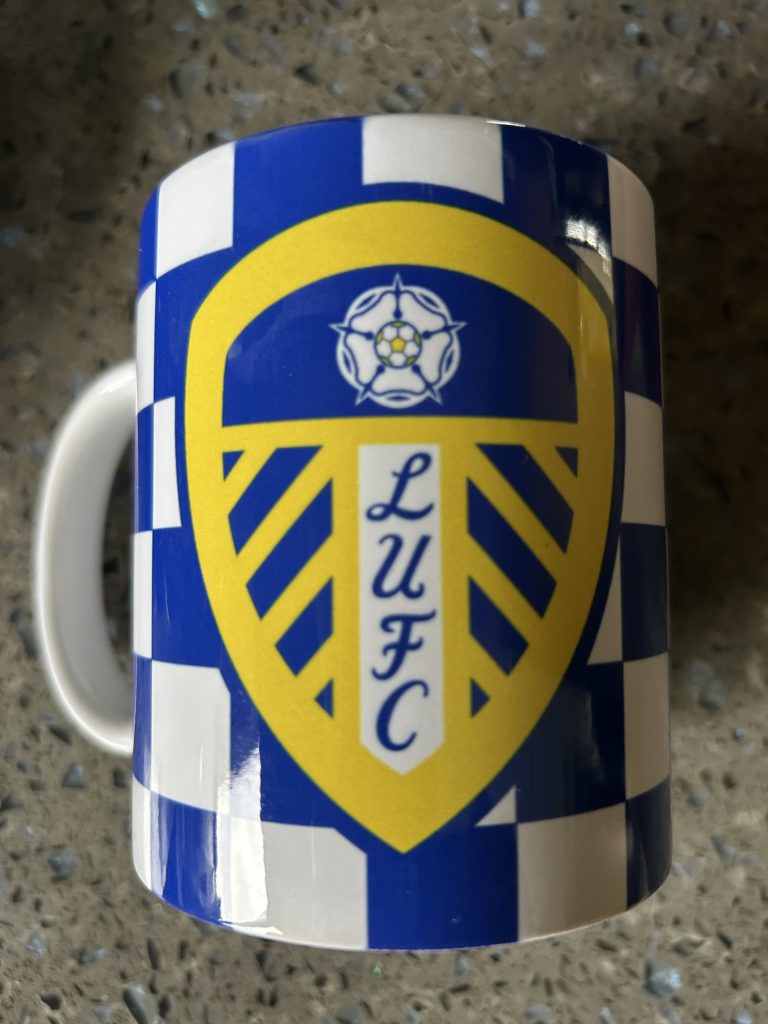 Leeds United club branded mug