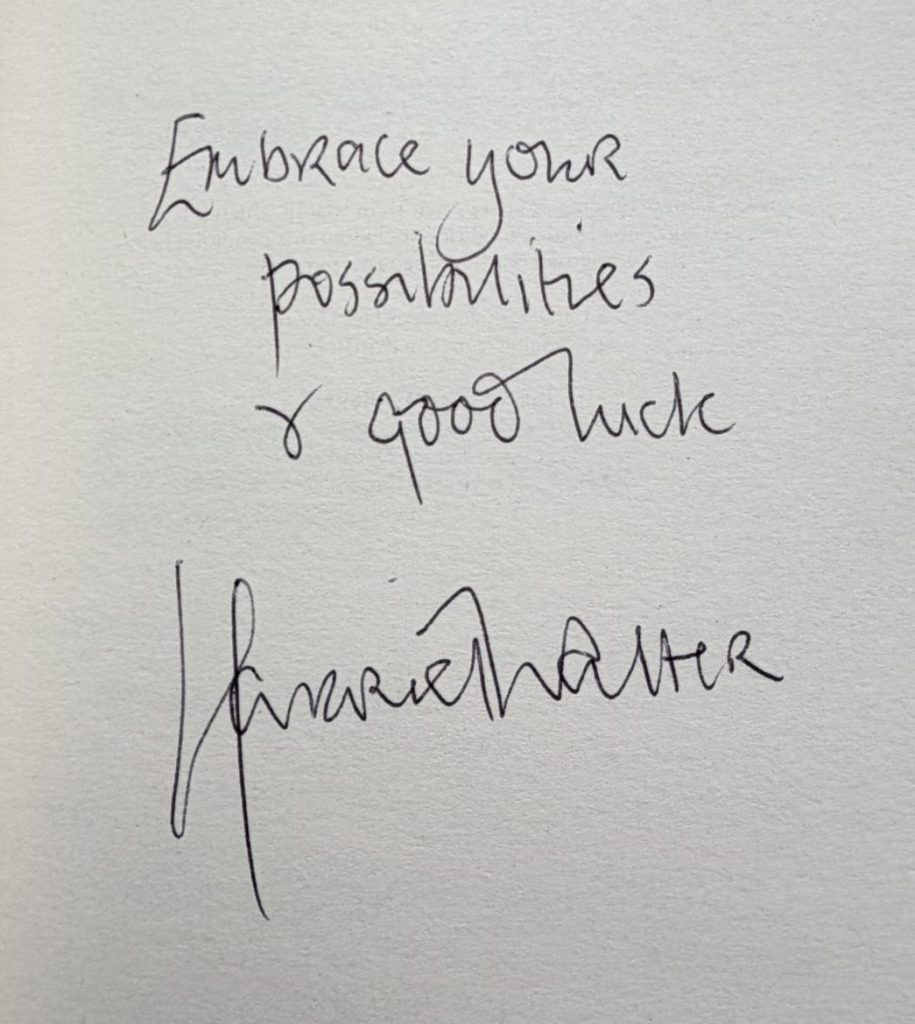 Dame Harriet Walter Embrace your possibilities